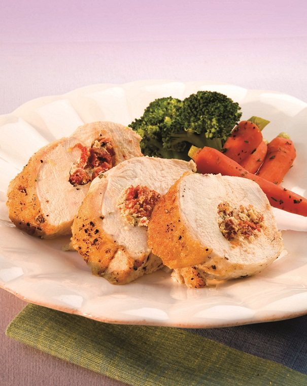 Baby Spinach Stuffed Chicken Breasts